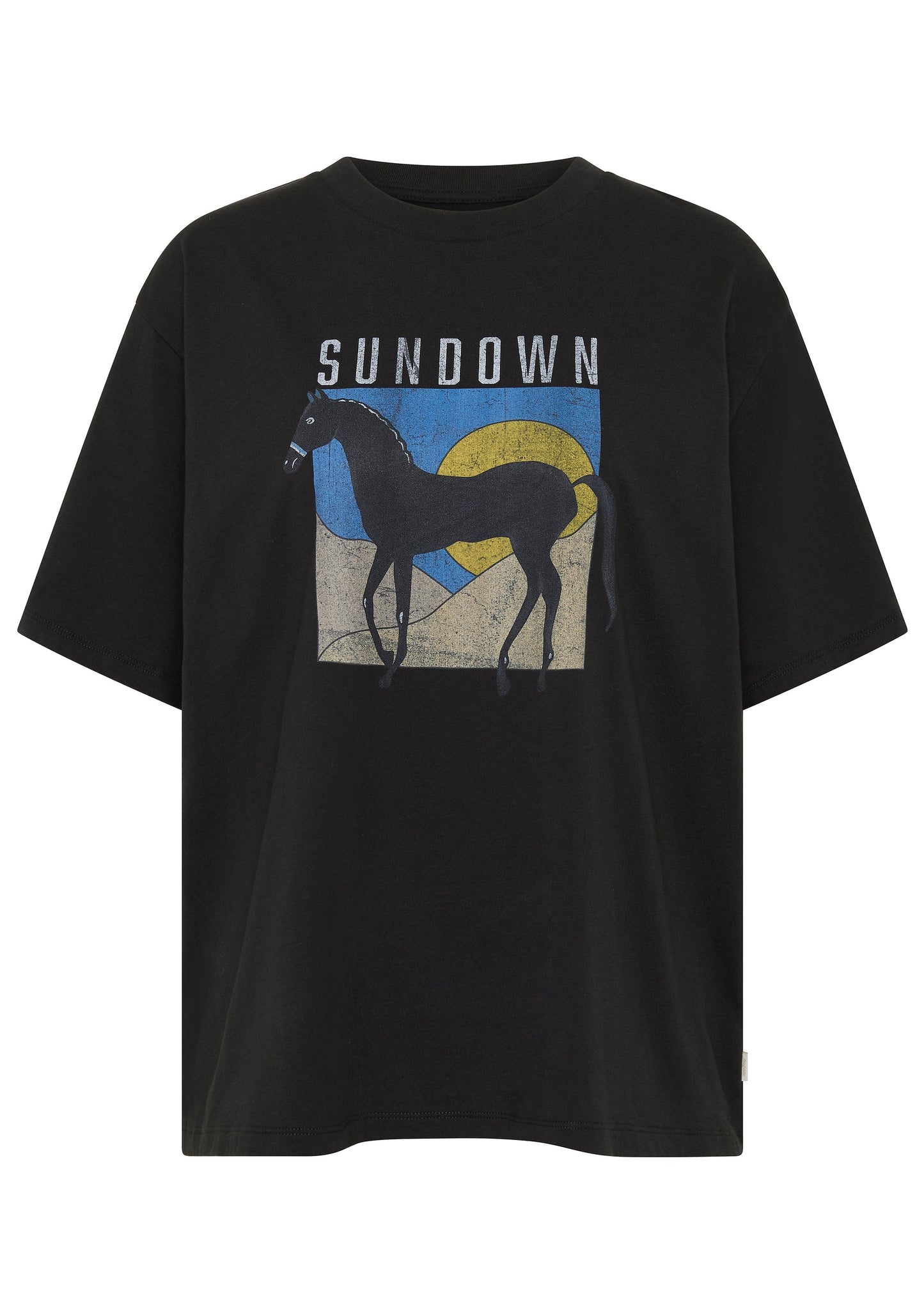 Auguste The Label Sundown Boyfriend Tee (Black)