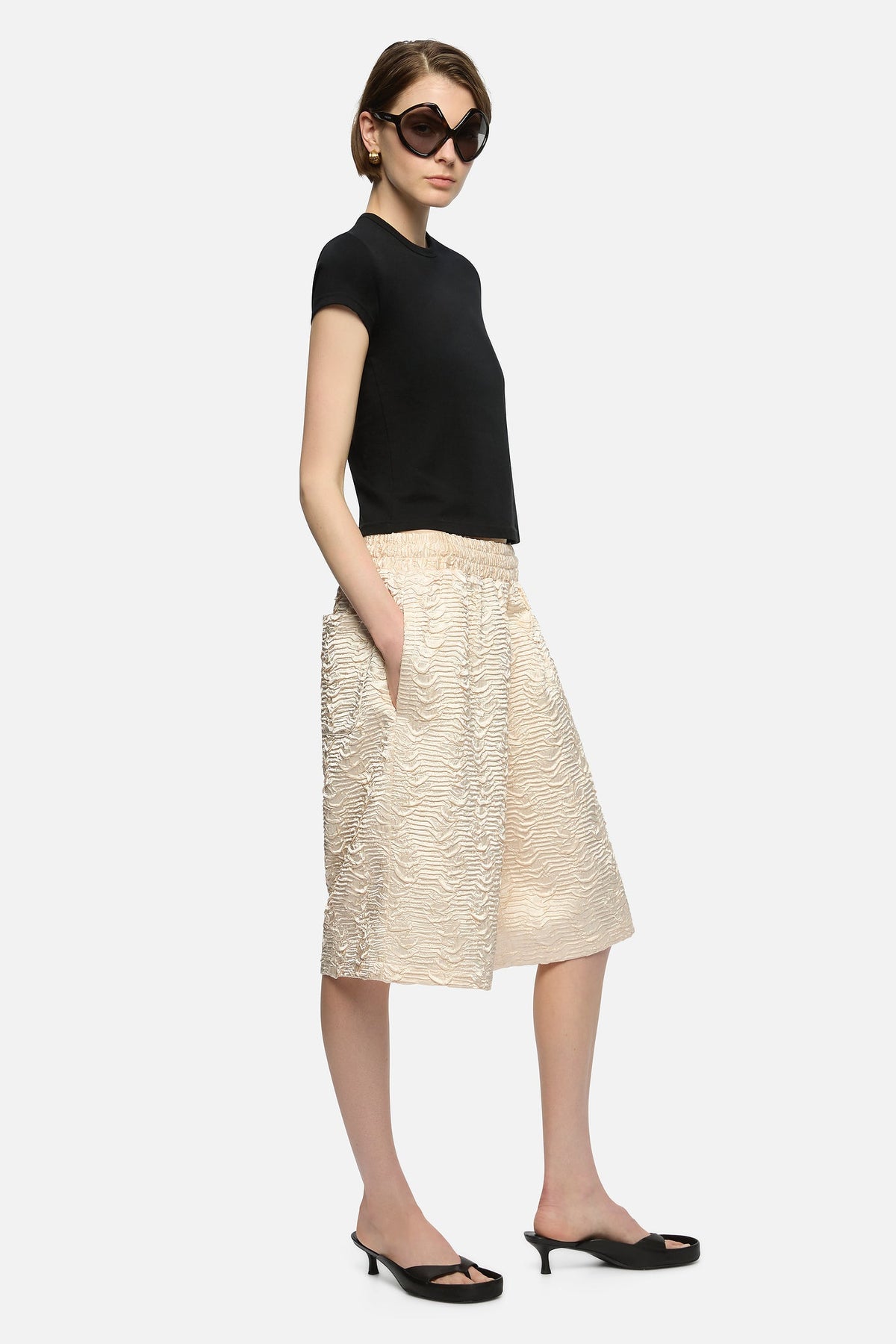 Blanca Studio Ines Shorts Preorder (Cream)