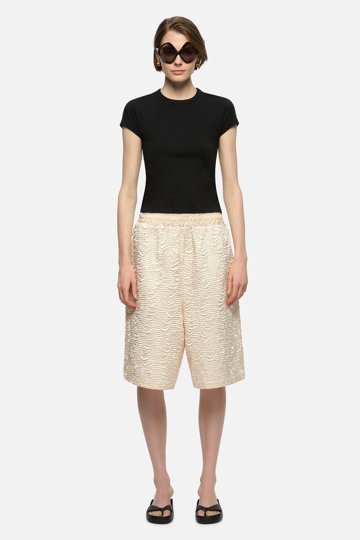 Blanca Studio Ines Shorts Preorder (Cream)