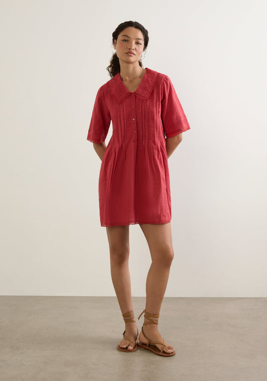 Image of Dresses. Productname: Auguste The Label Lennon Mini Dress in Red colour by brand - Auguste The Label