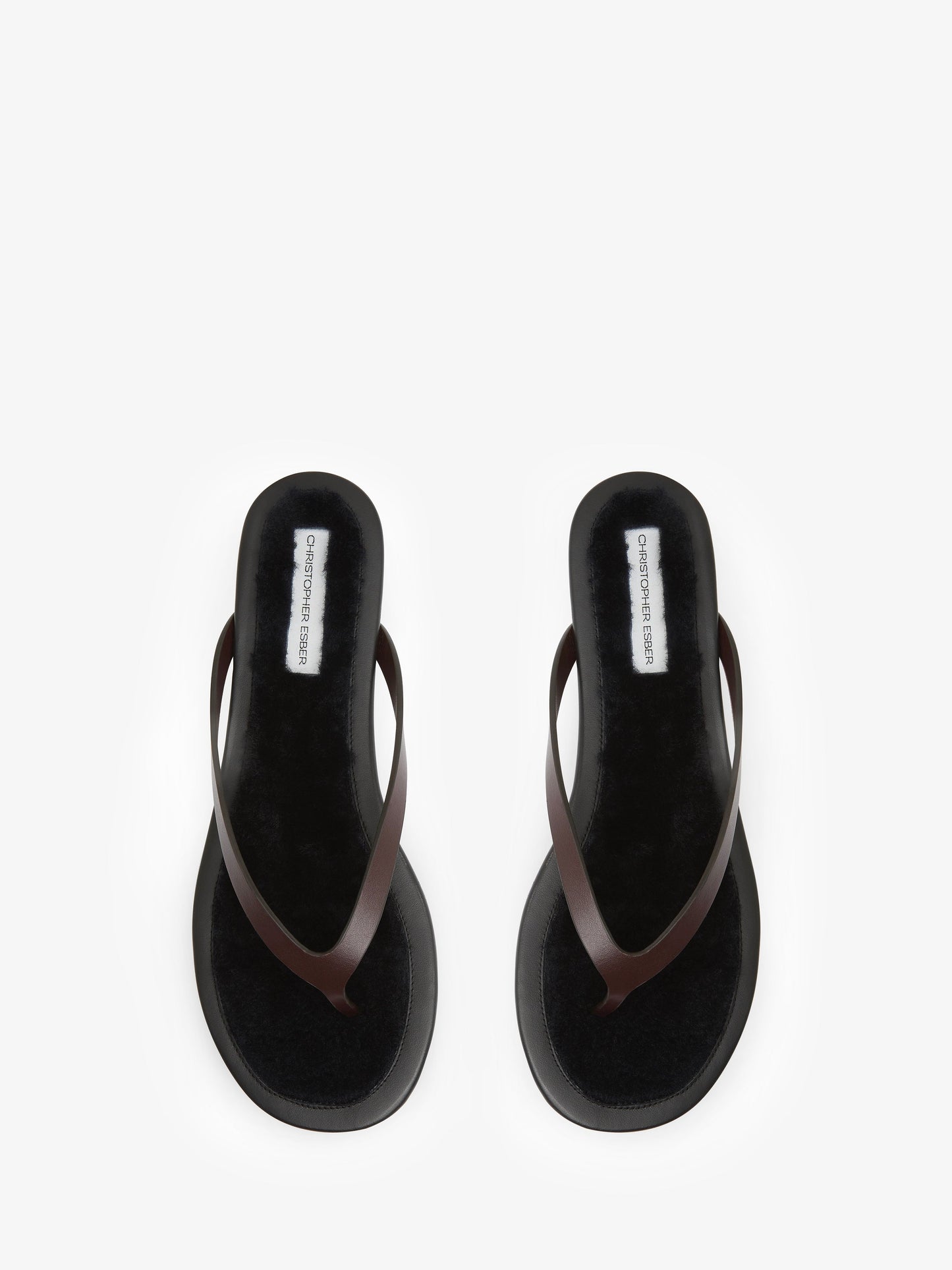 CHRISTOPHER ESBER Joan Flip Flop (Espresso)