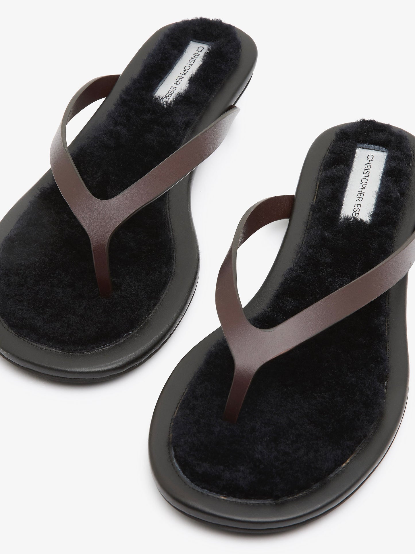 CHRISTOPHER ESBER Joan Flip Flop (Espresso)
