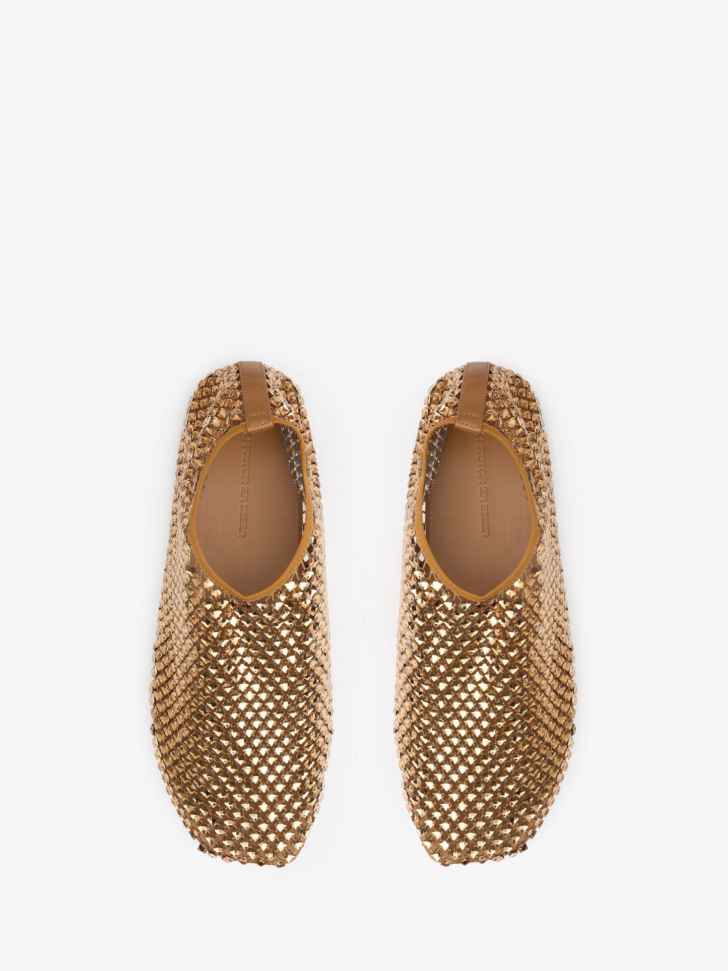CHRISTOPHER ESBER Minette Bezeled Flat (Sepia)