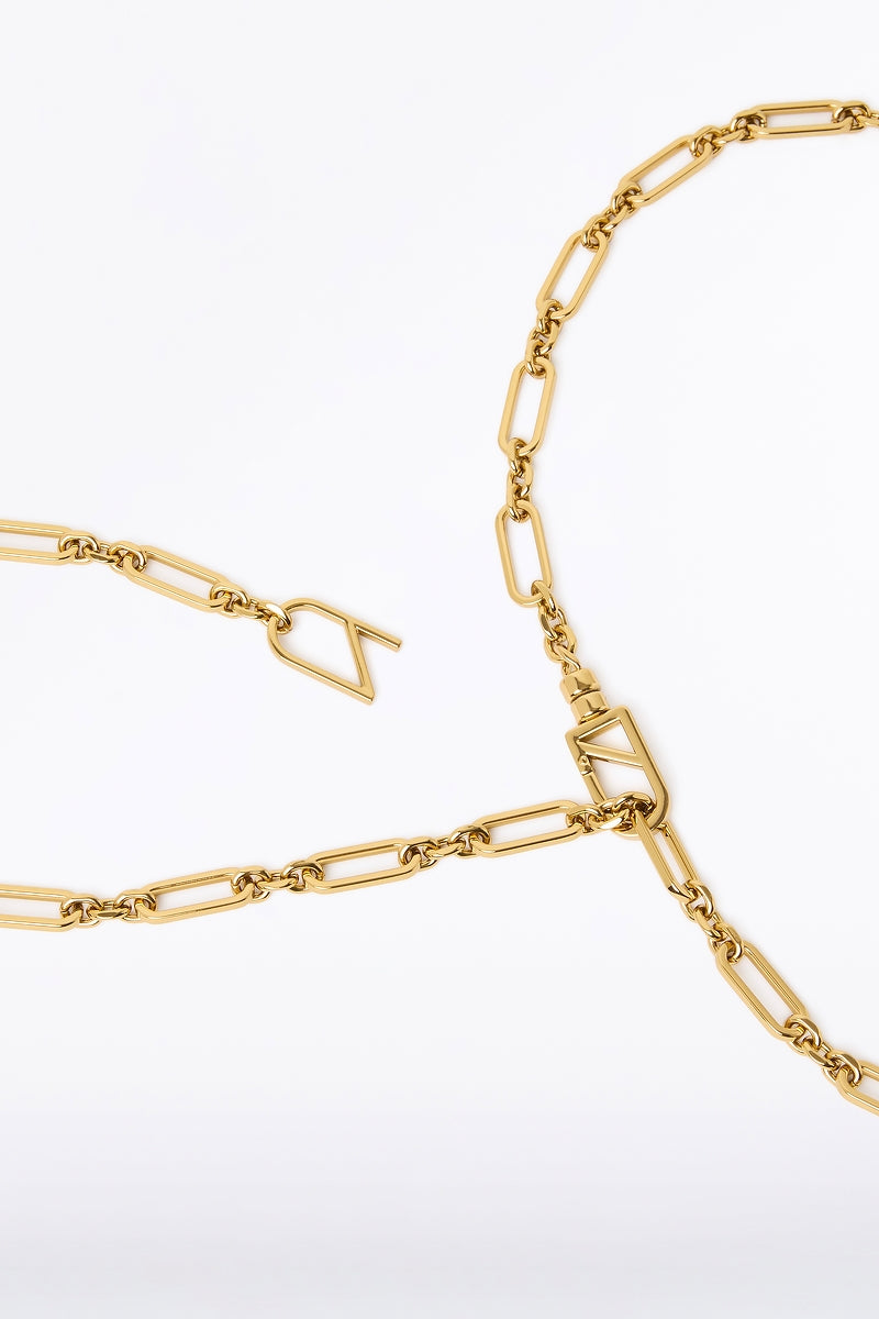 Carla Zampatti Mini Cz Chain Belt (Gold)