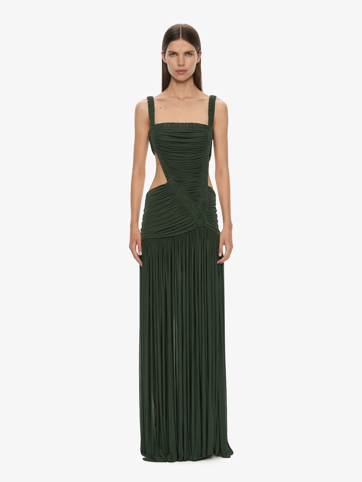 Image of Dresses. Productname: CHRISTOPHER ESBER Orion Separation Gown in Green colour by brand - CHRISTOPHER ESBER