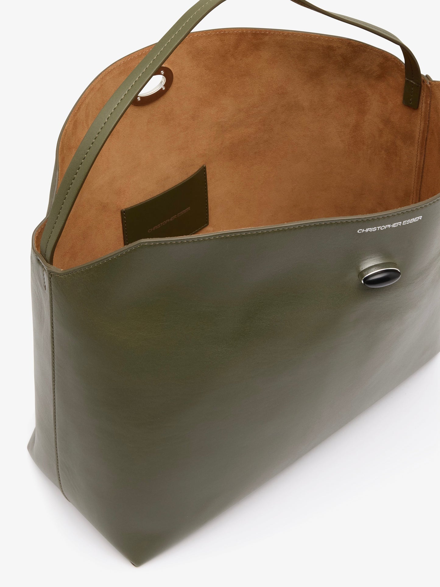 CHRISTOPHER ESBER Turnlock Grande Shoulder Bag (Kombu)