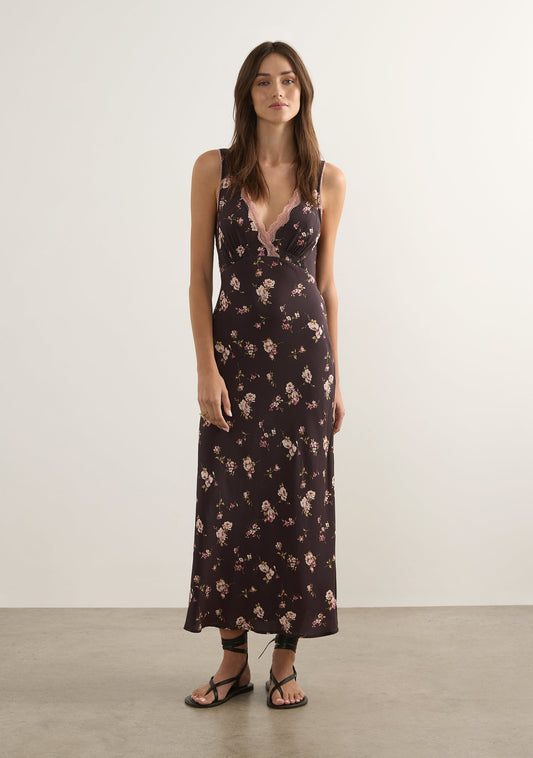 Auguste The Label Darcy Midi Dress (Black)