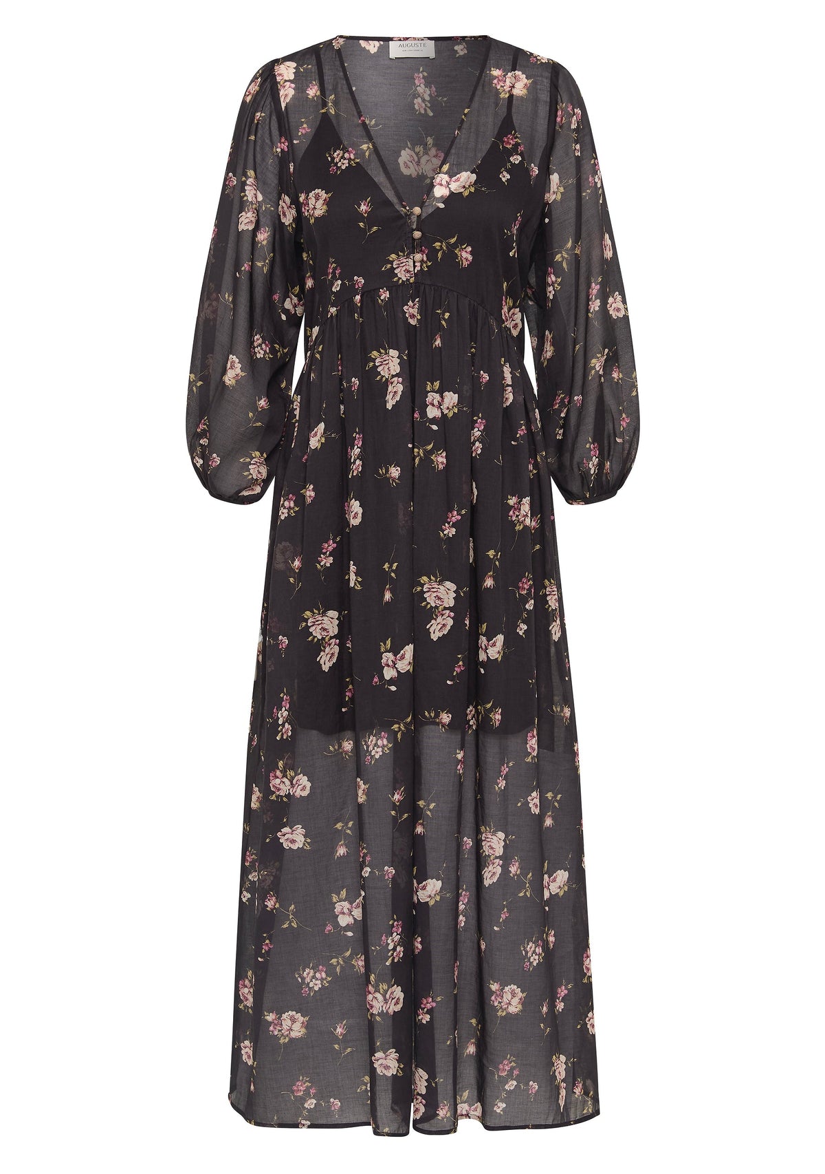 Auguste The Label Ellis Midi Dress (Black)