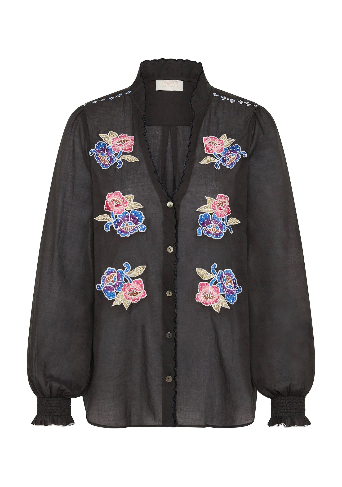 Auguste The Label Gisele Embroidered Blouse (Print)