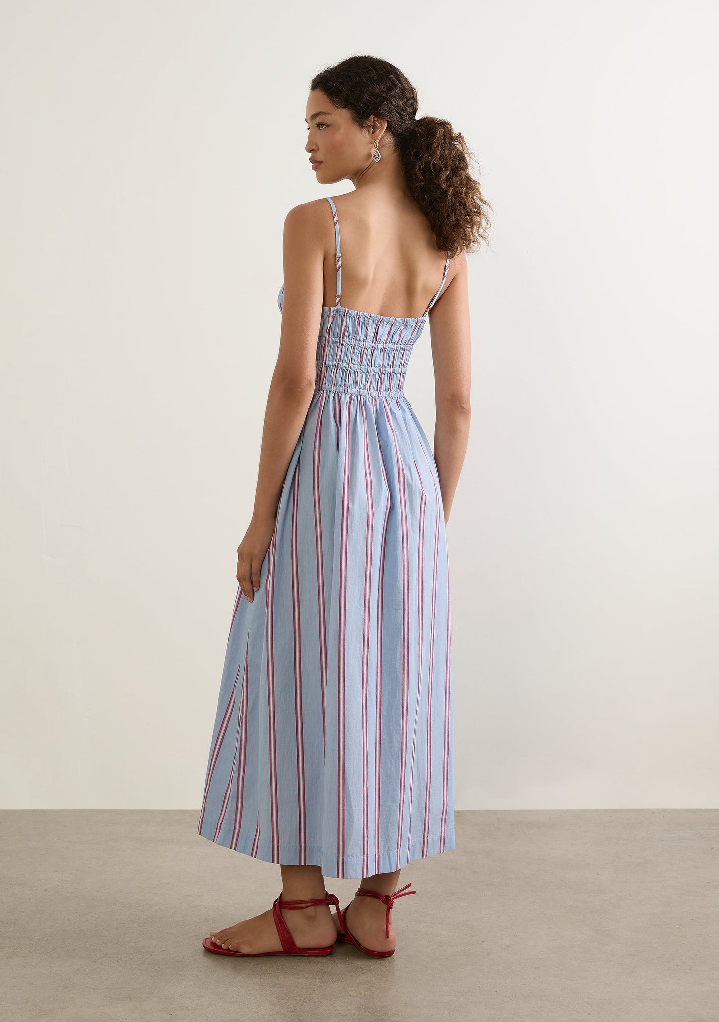 Auguste The Label Shivani Midi Dress (Blue)