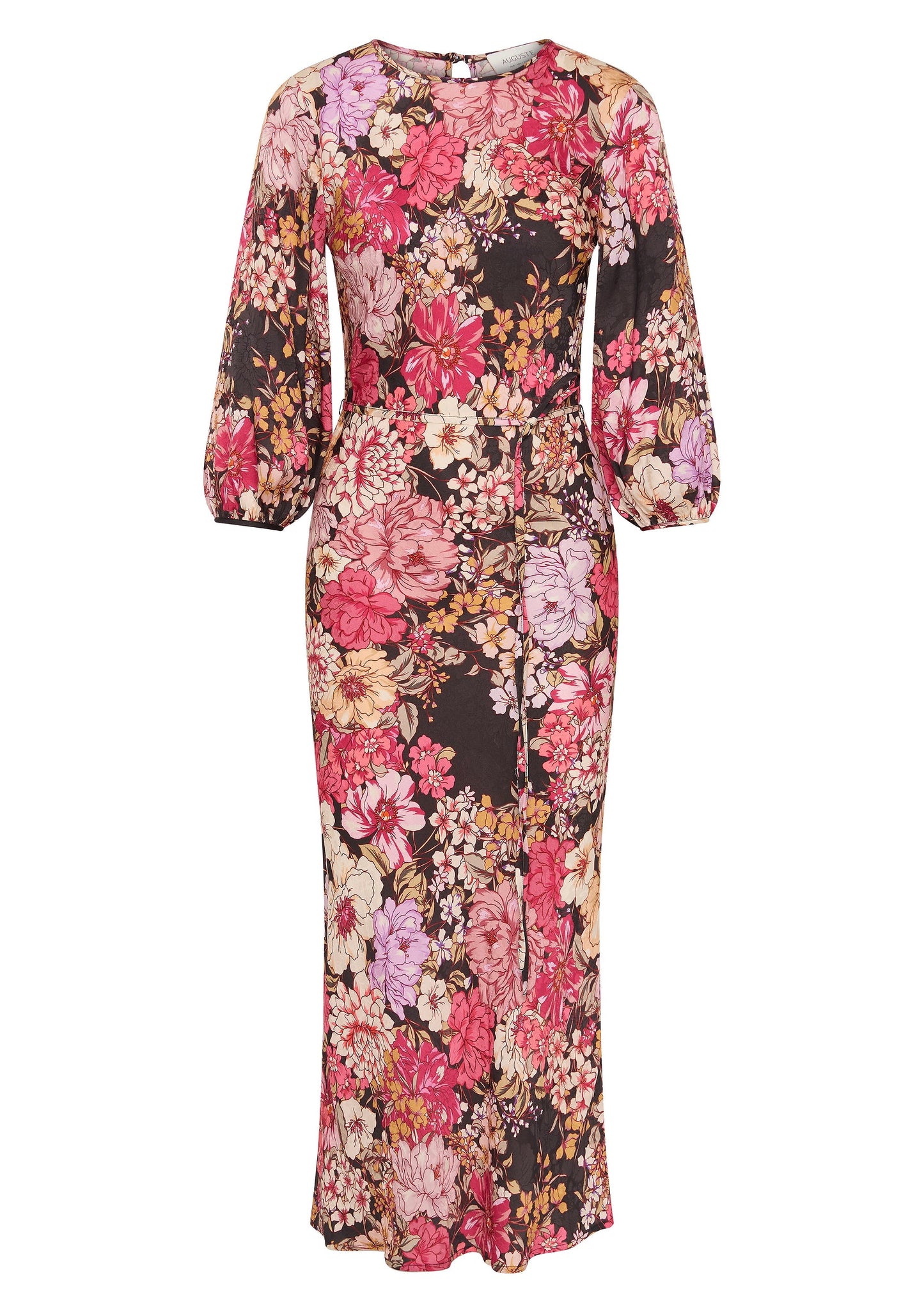 Auguste The Label Clara Midi Dress (Black)