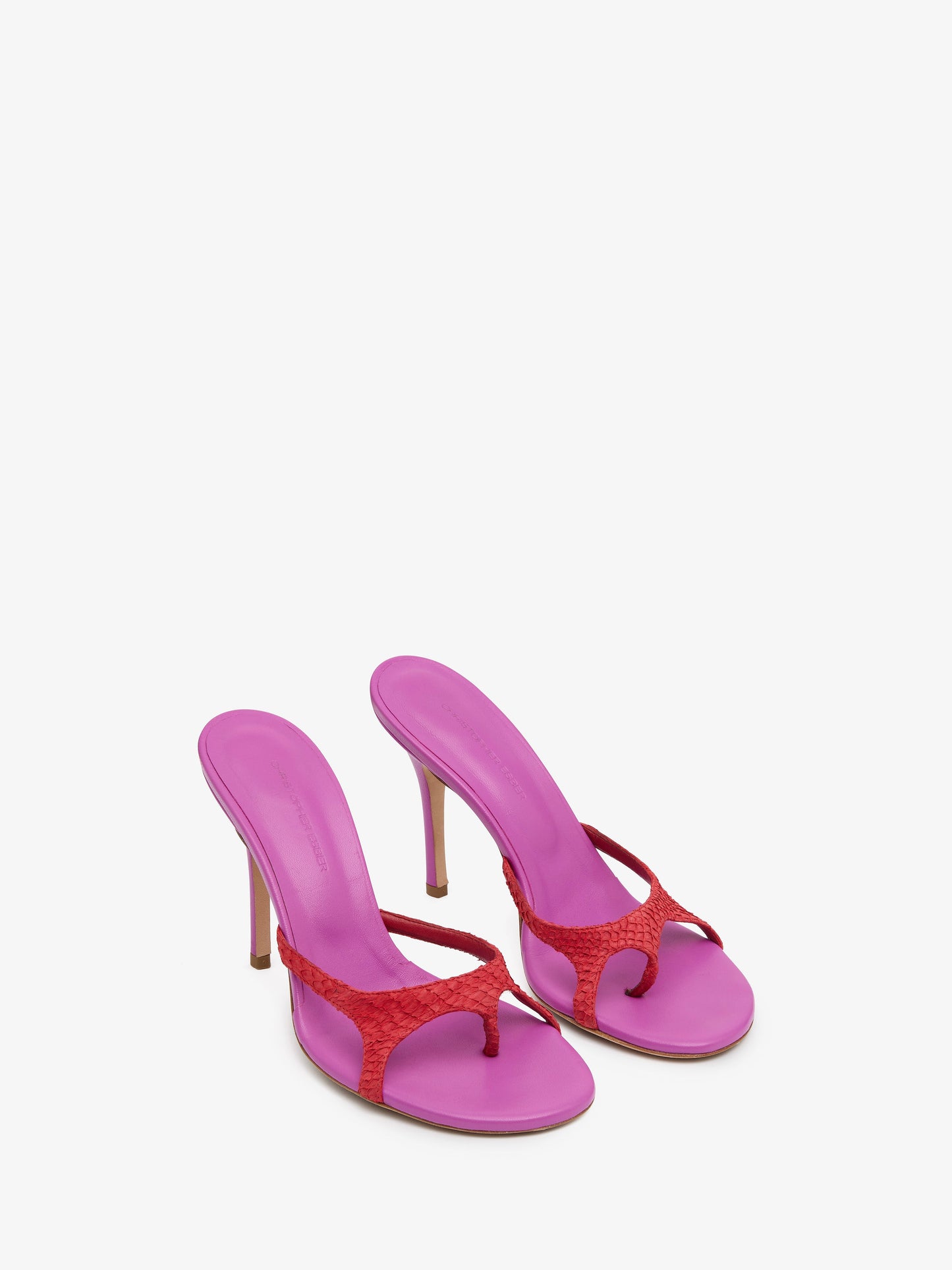 CHRISTOPHER ESBER Alocasia Heel (Red)
