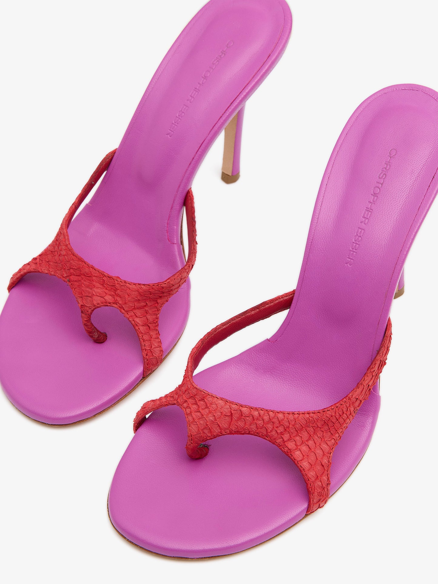CHRISTOPHER ESBER Alocasia Heel (Red)