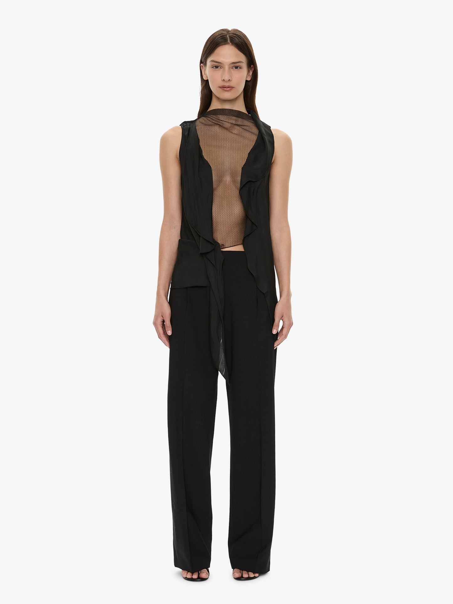 CHRISTOPHER ESBER Kacere Draped Top (Black)