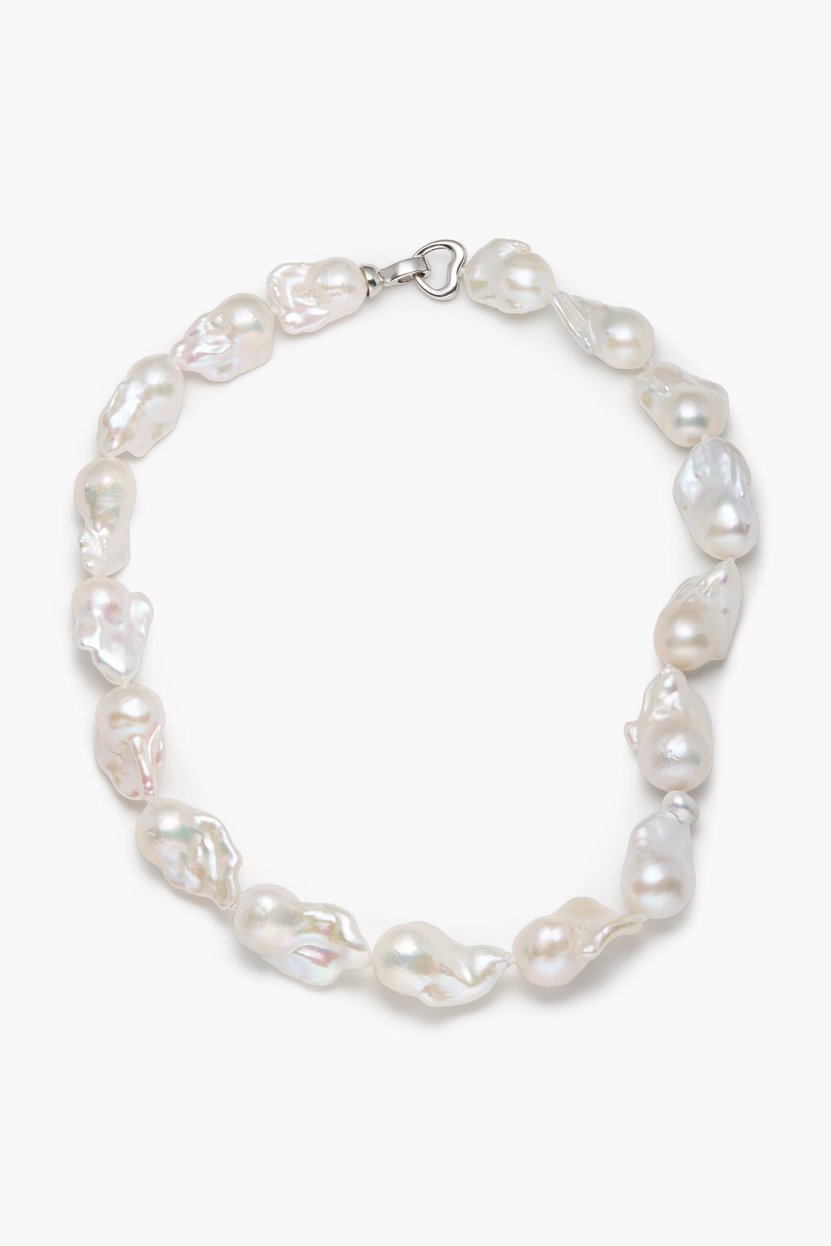 Image of Necklaces. Product name - Keshi Strand Pearl Necklace in Pearl colour by brand - Reliquia Jewellery