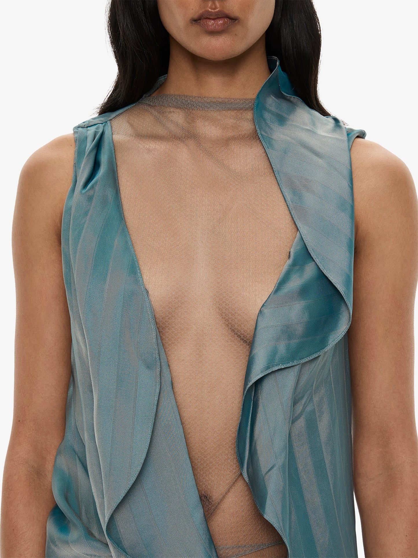 CHRISTOPHER ESBER Kacere Draped Top (Green)