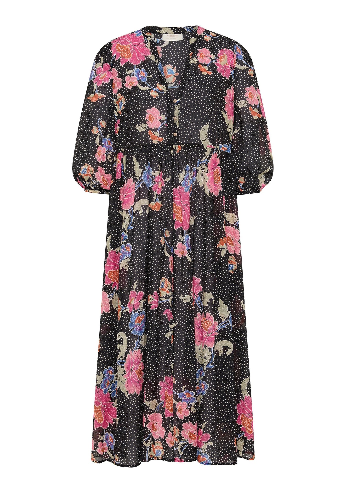 Auguste The Label Amaya Midi Dress (Black)