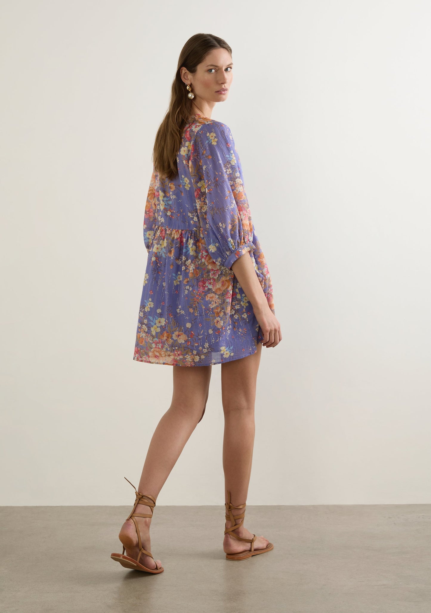 Auguste The Label Valley Mini Dress (Purple)