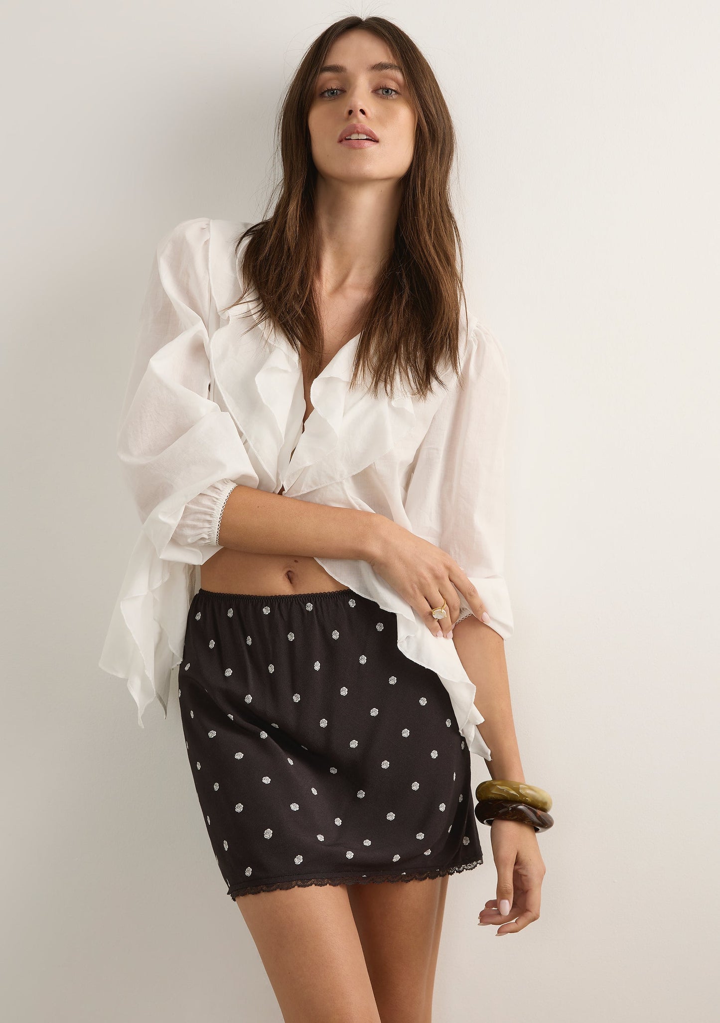 Auguste The Label Charlotte Mini Skirt (Black)