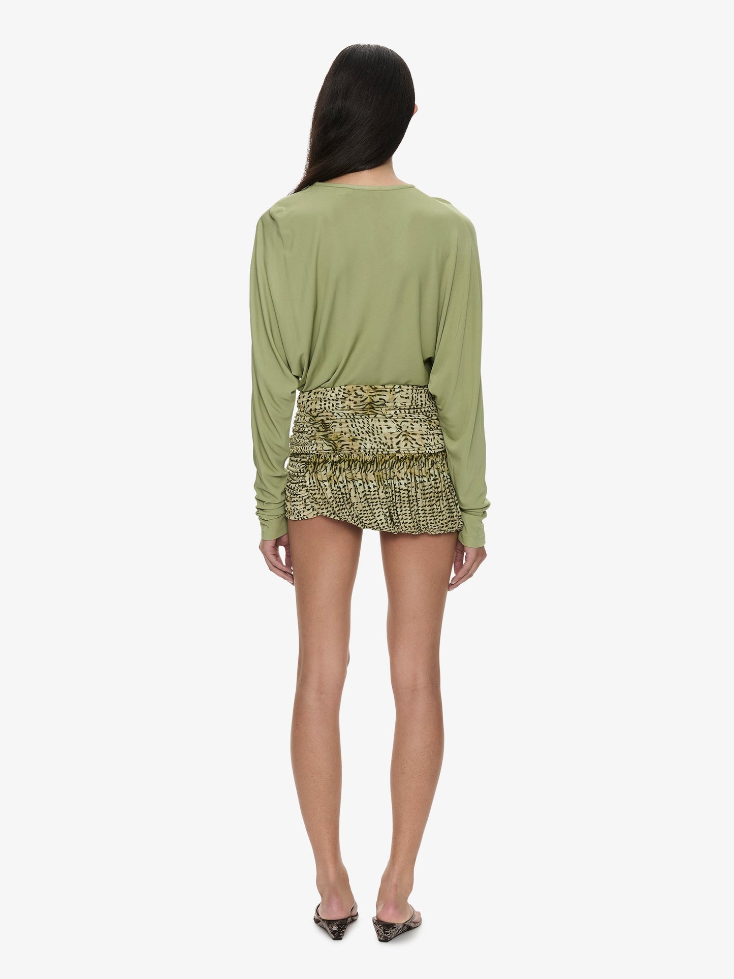 CHRISTOPHER ESBER Beach Glass Bubble Mini Skirt (Citrine)