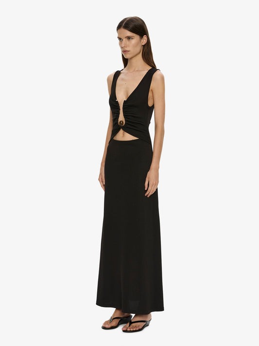 CHRISTOPHER ESBER Aida Orbit Dress (Black)