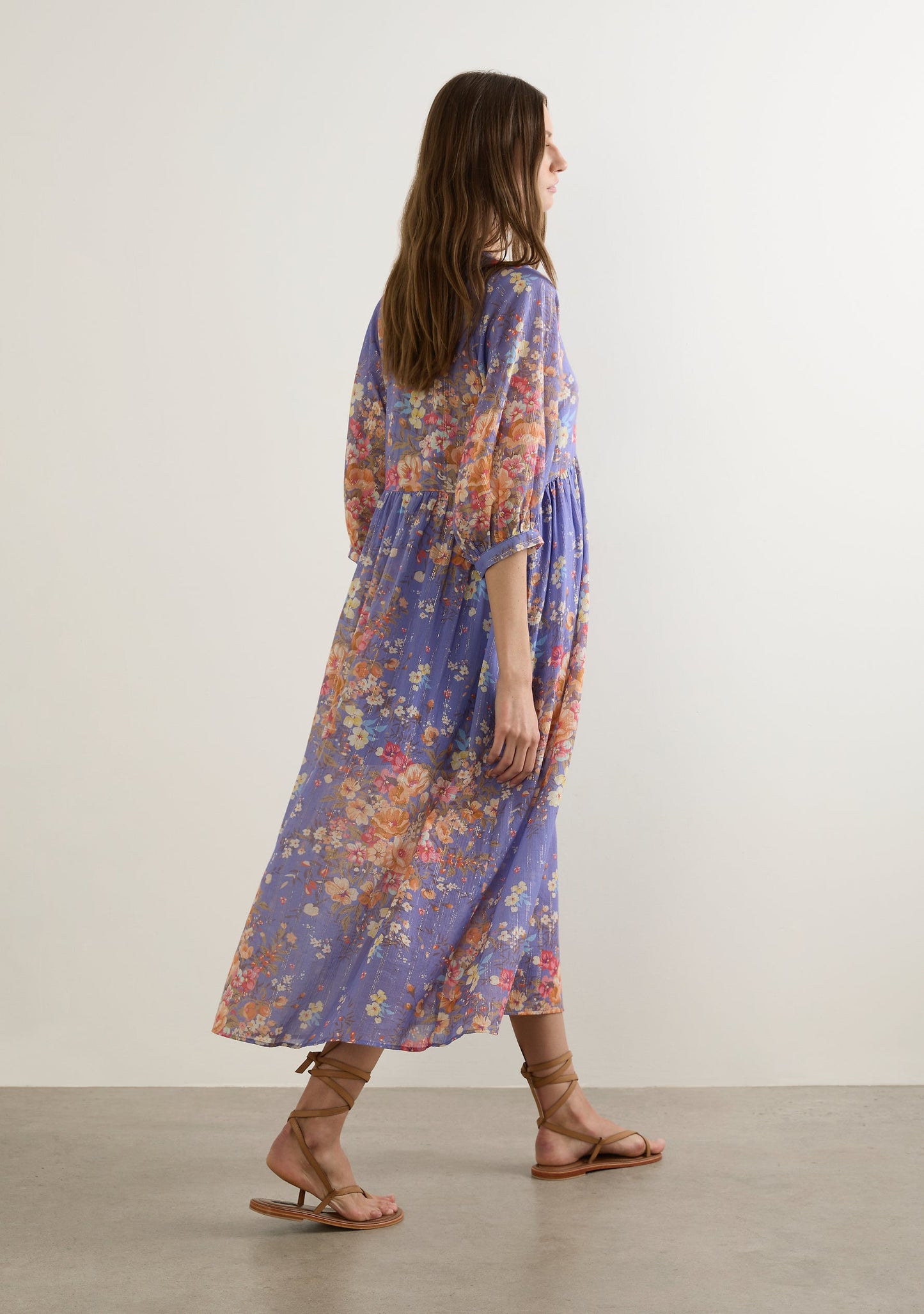 Auguste The Label Ellis Midi Dress (Purple)