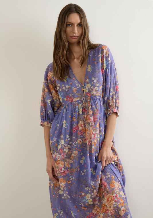 Auguste The Label Ellis Midi Dress (Purple)