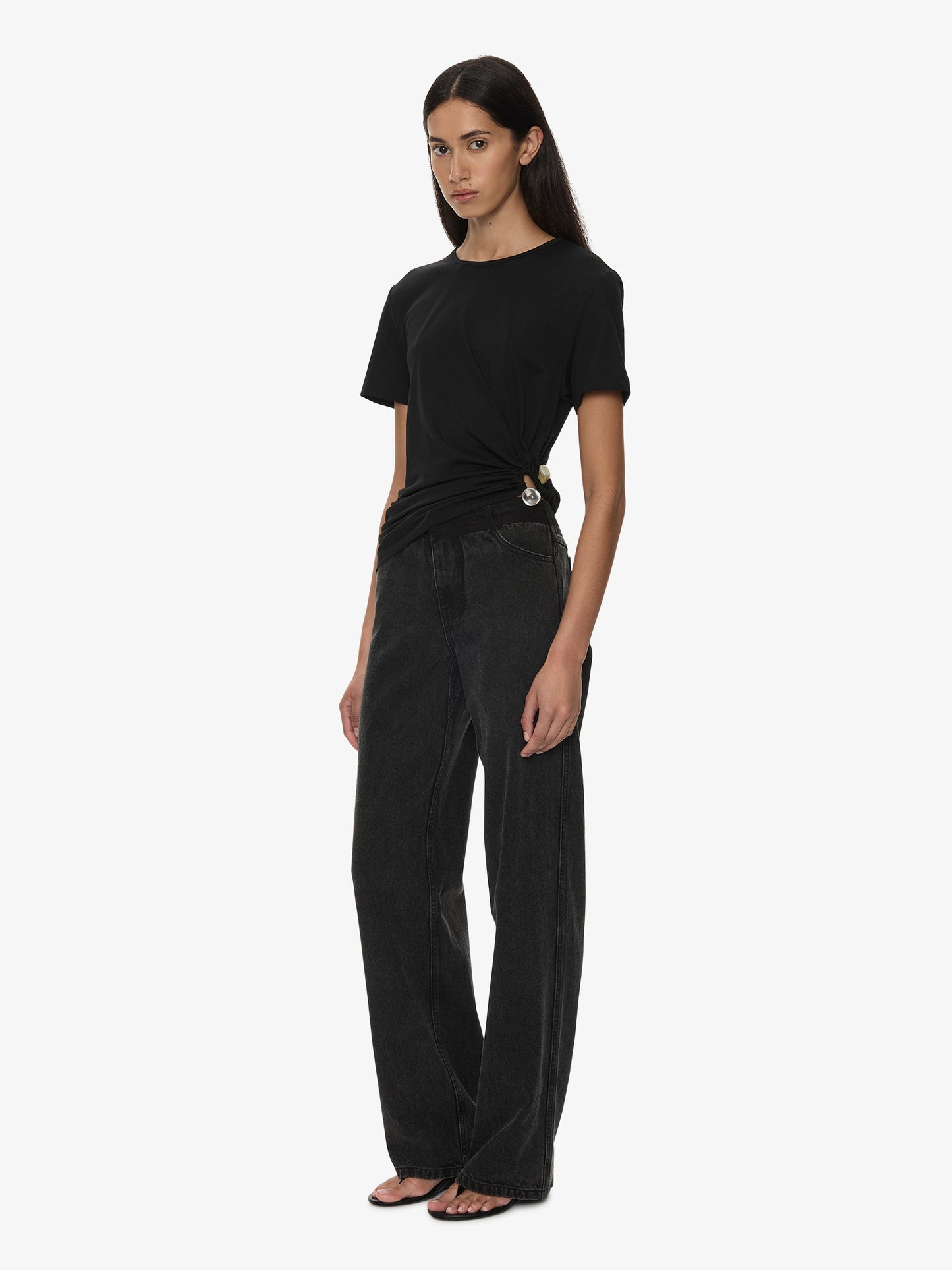 CHRISTOPHER ESBER Bree Quartz Tee (Black)