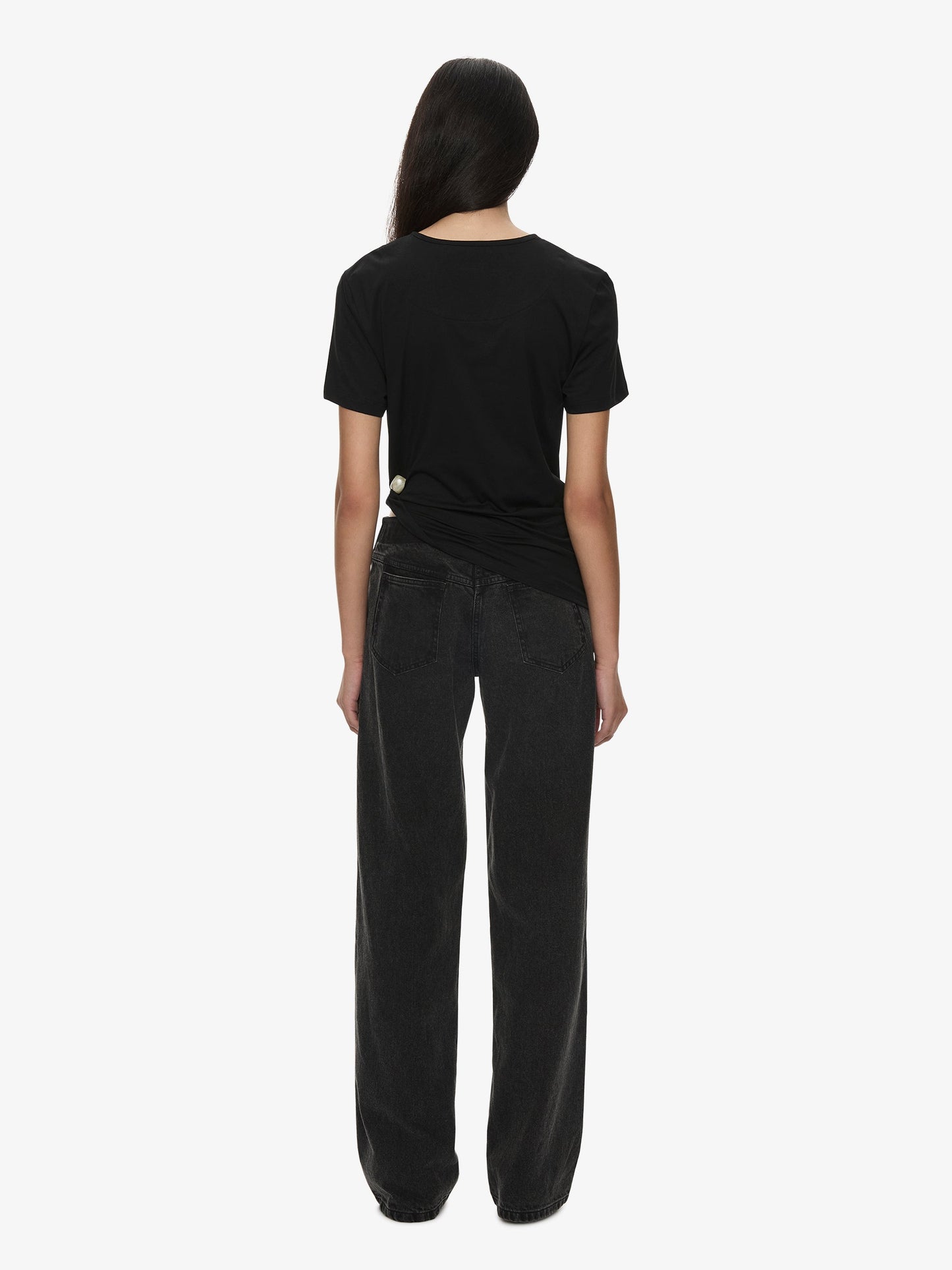 CHRISTOPHER ESBER Bree Quartz Tee (Black)