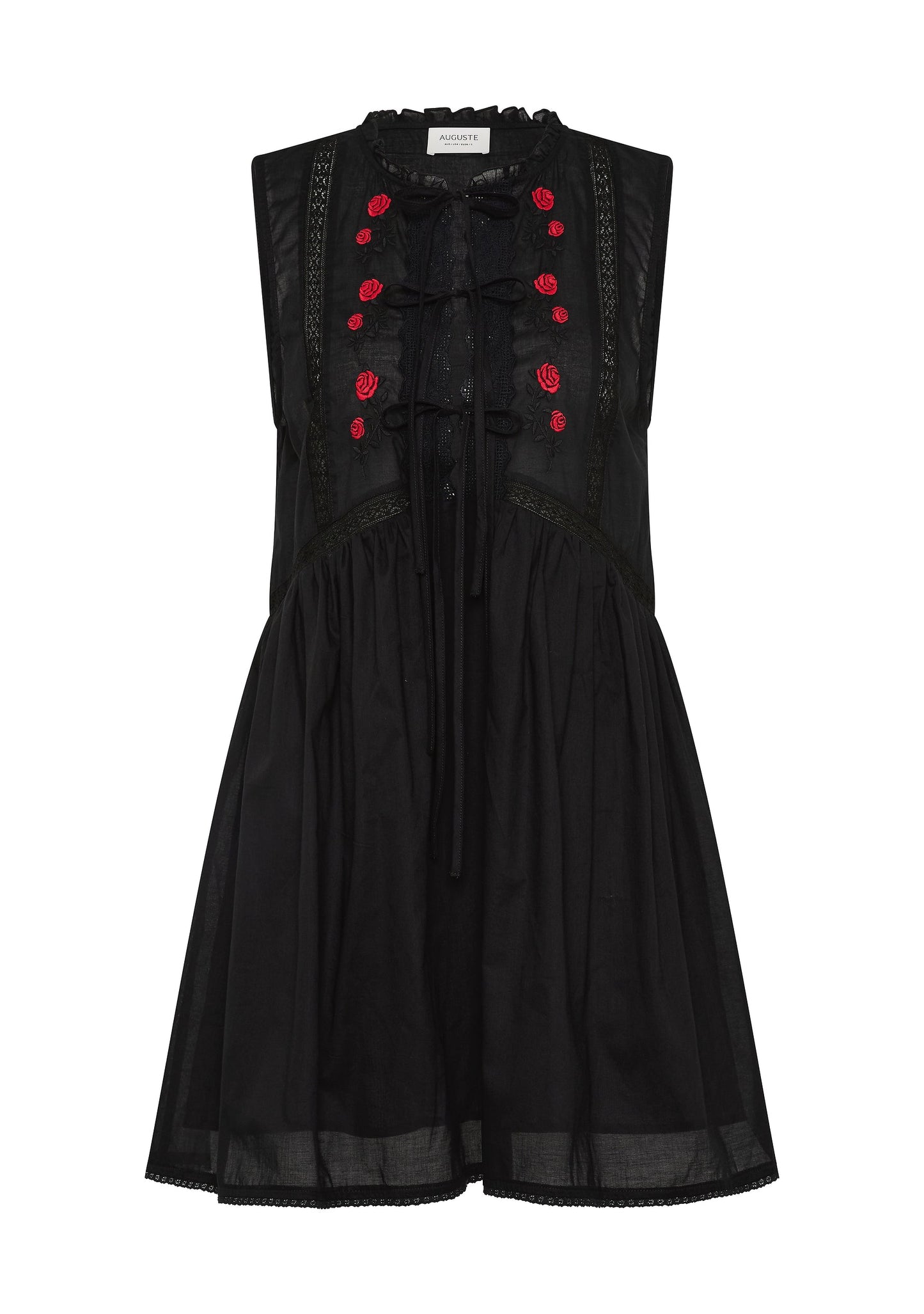 Auguste The Label Bellamy Mini Dress (Black)