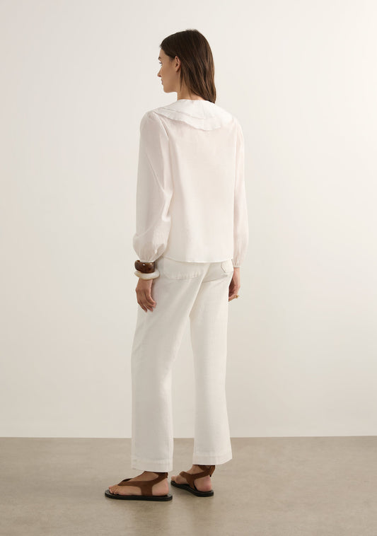 Auguste The Label Celina Blouse (White)