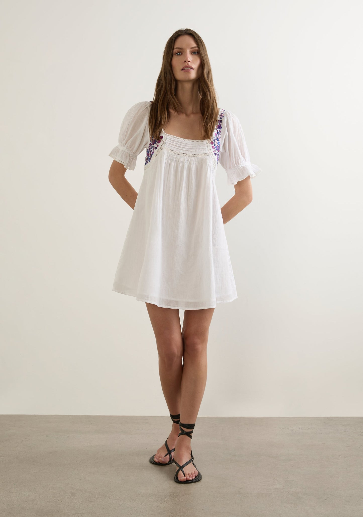 Auguste The Label Lana Mini Dress (White)