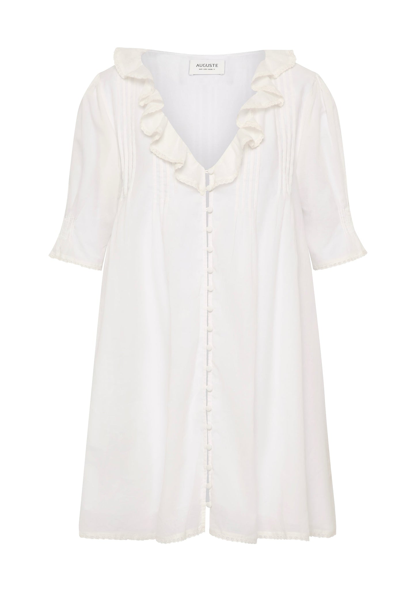 Auguste The Label Rafael Mini Dress (White)