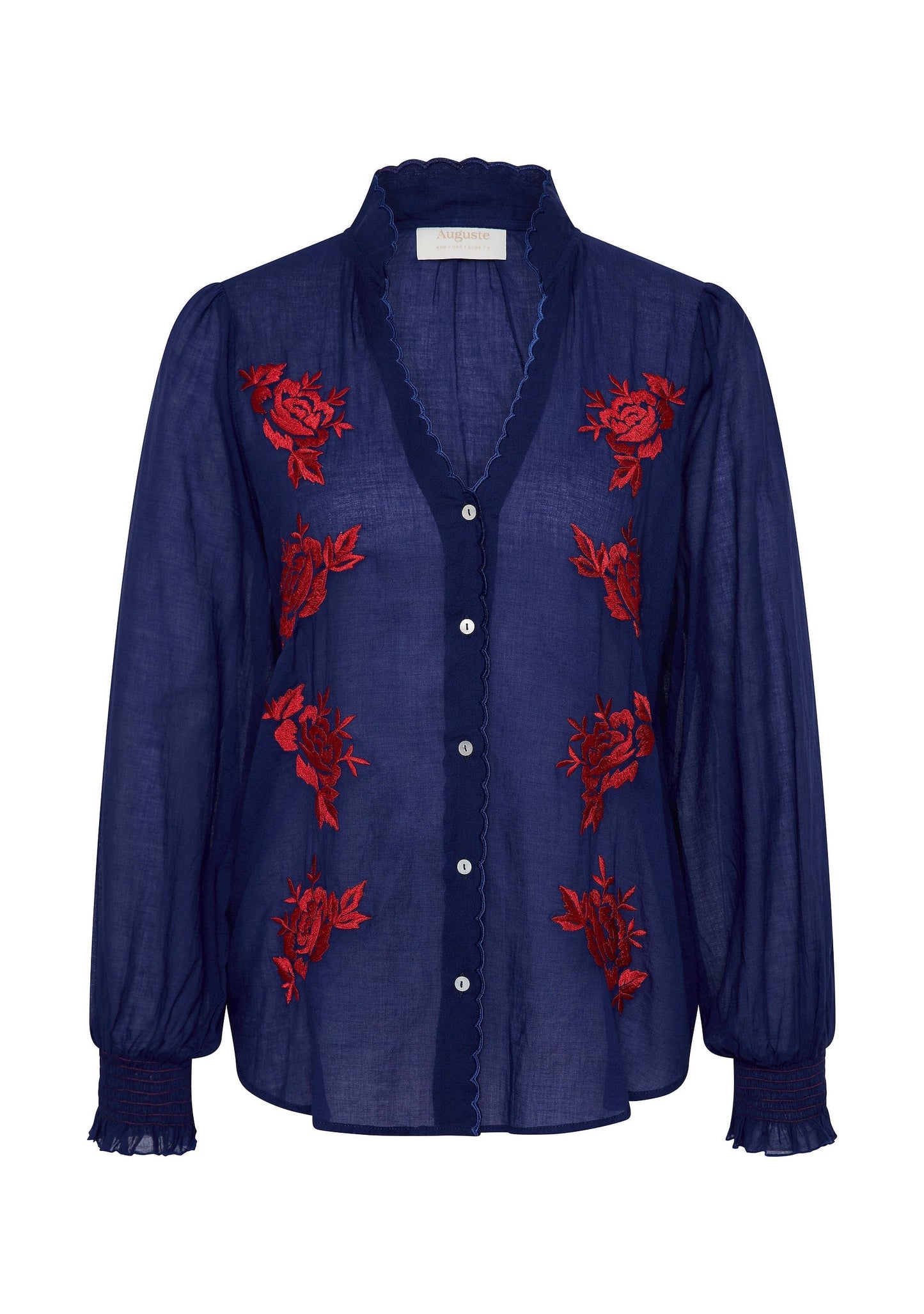 Auguste The Label Amalia Blouse (Blue)