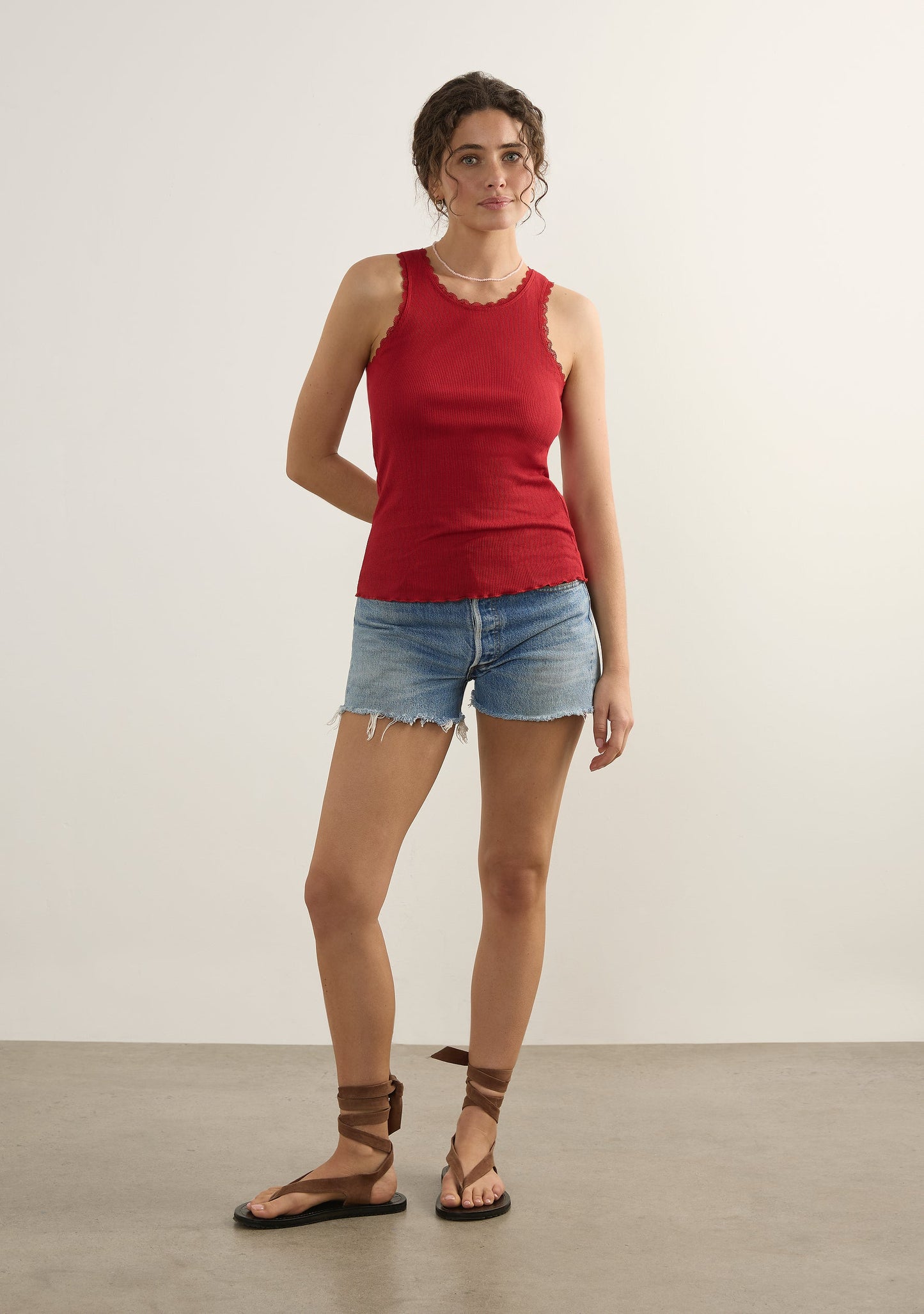 Image of T-Shirts. Productname: Auguste The Label Lou Tank in Print colour by brand - Auguste The Label