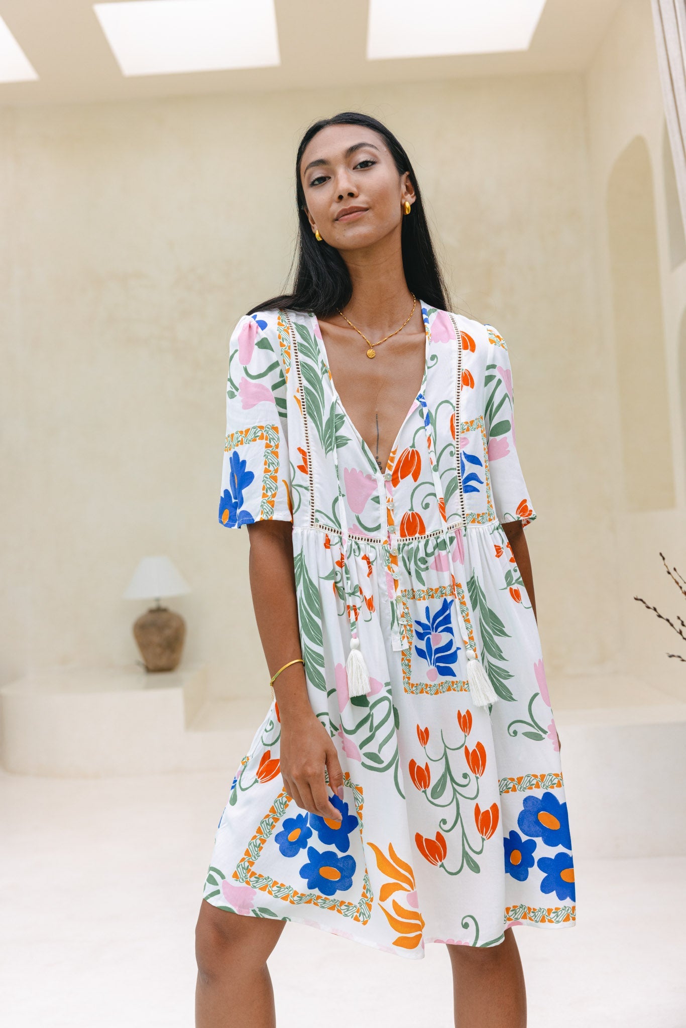 Heychic Calantha Multicolour Mini Dress (Floral)