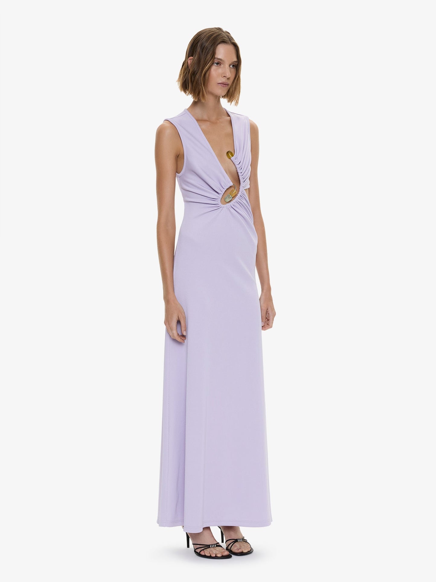 CHRISTOPHER ESBER Spiral Beach Glass Tank Dress (Lilac)