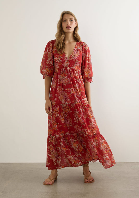 Image of Dresses. Productname: Auguste The Label Valley Maxi Dress in Red colour by brand - Auguste The Label