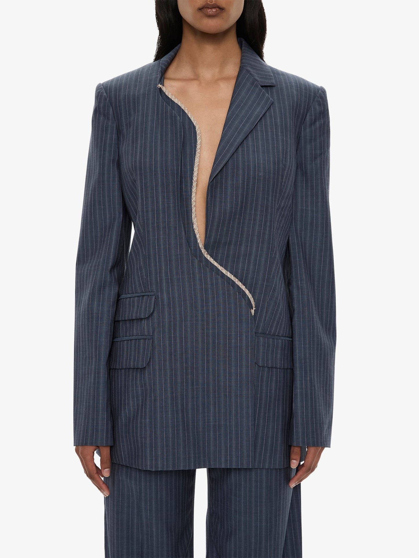 Christopher Esber Torrent Blazer (Pinstripe)