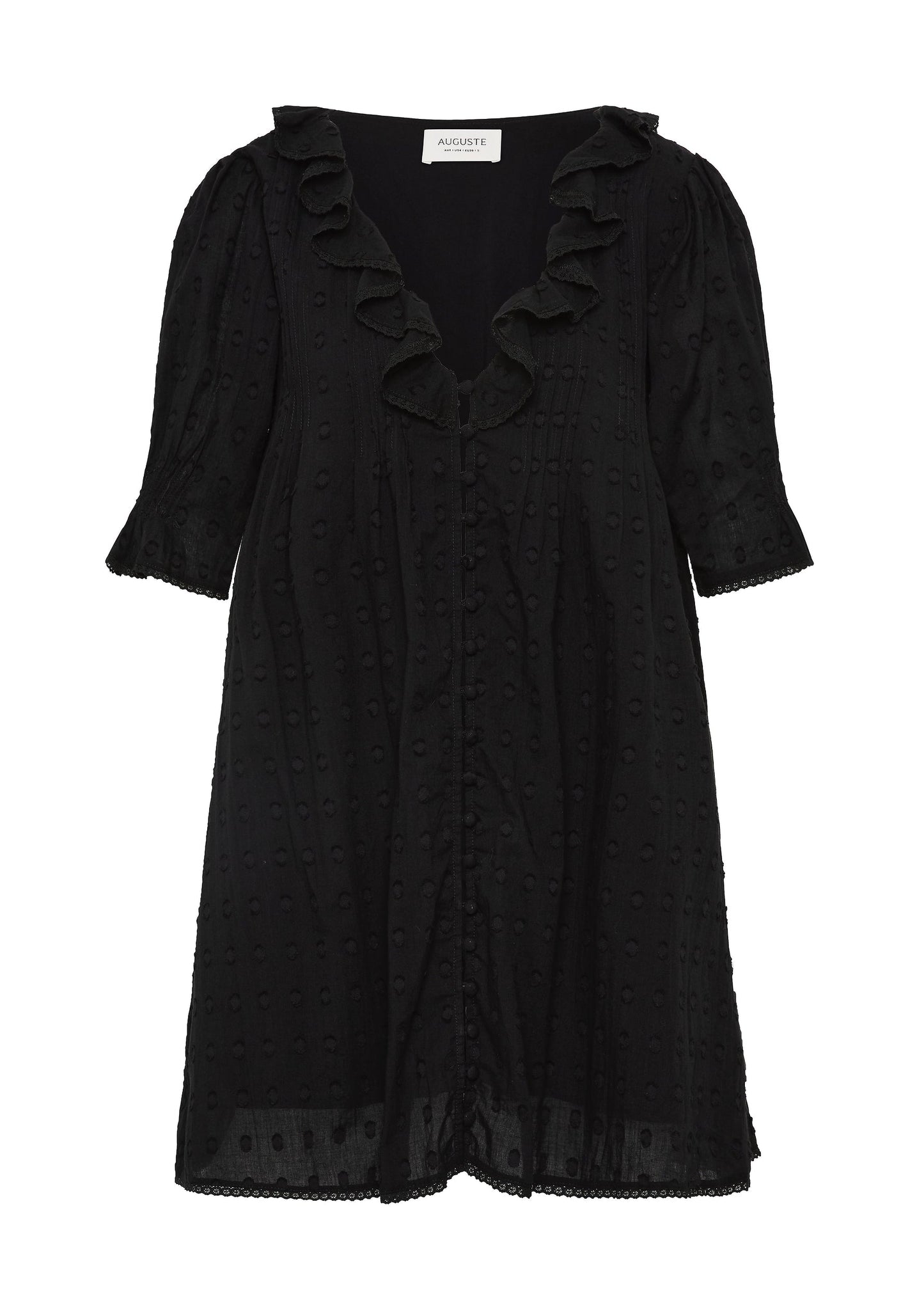 Auguste The Label Rafael Mini Dress (Black)