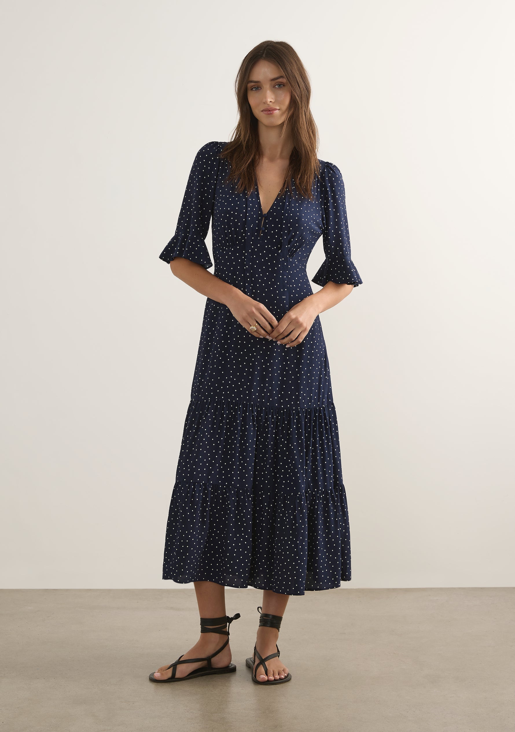 Image of Dresses. Productname: Auguste The Label Vienna Midi Dress in Print colour by brand - Auguste The Label