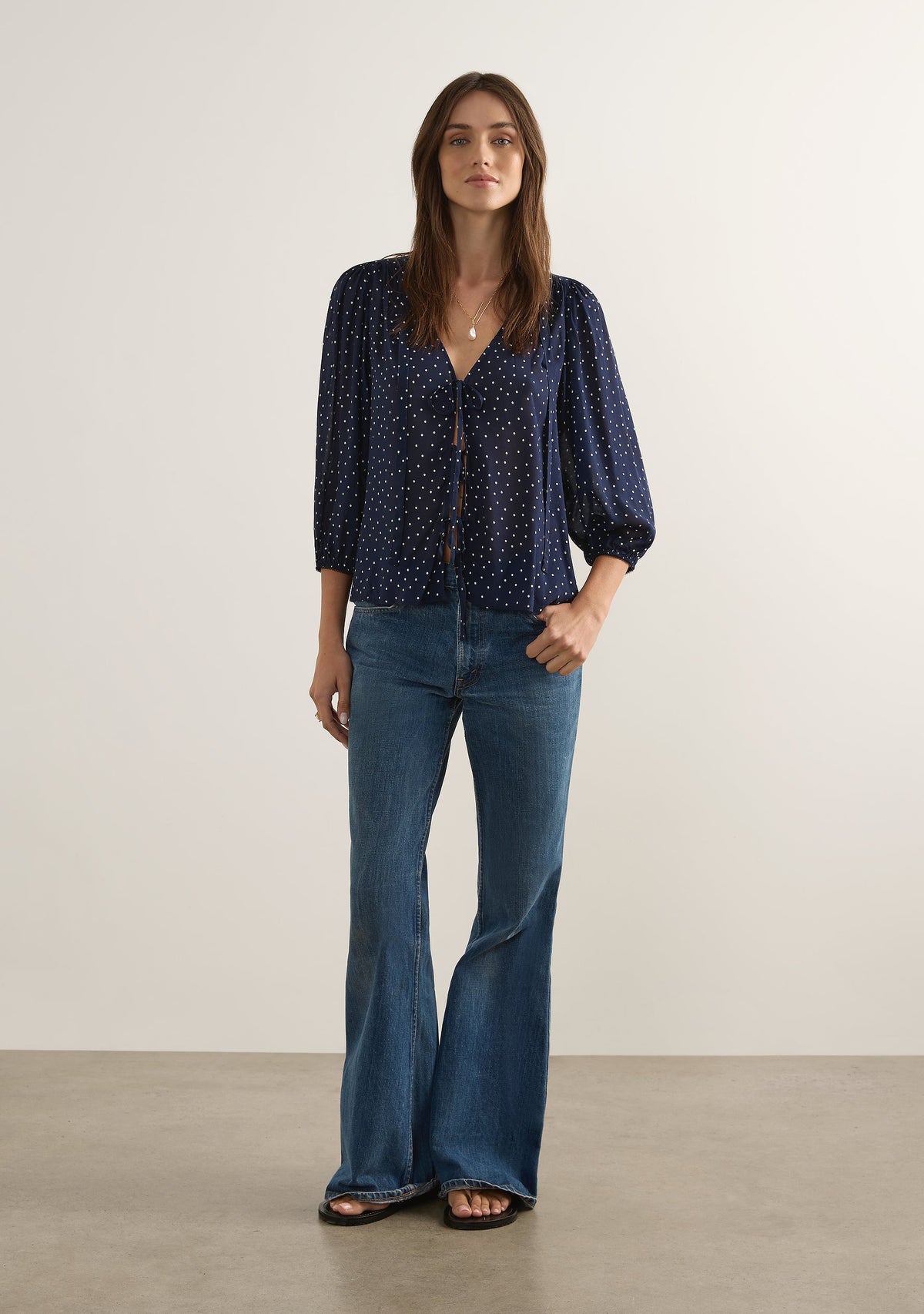 Image of Shirts. Productname: Auguste The Label Remo Blouse in Print colour by brand - Auguste The Label