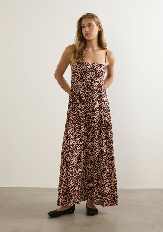 Image of Dresses. Productname: Auguste The Label Ilse Maxi Dress in Tan/Brown colour by brand - Auguste The Label