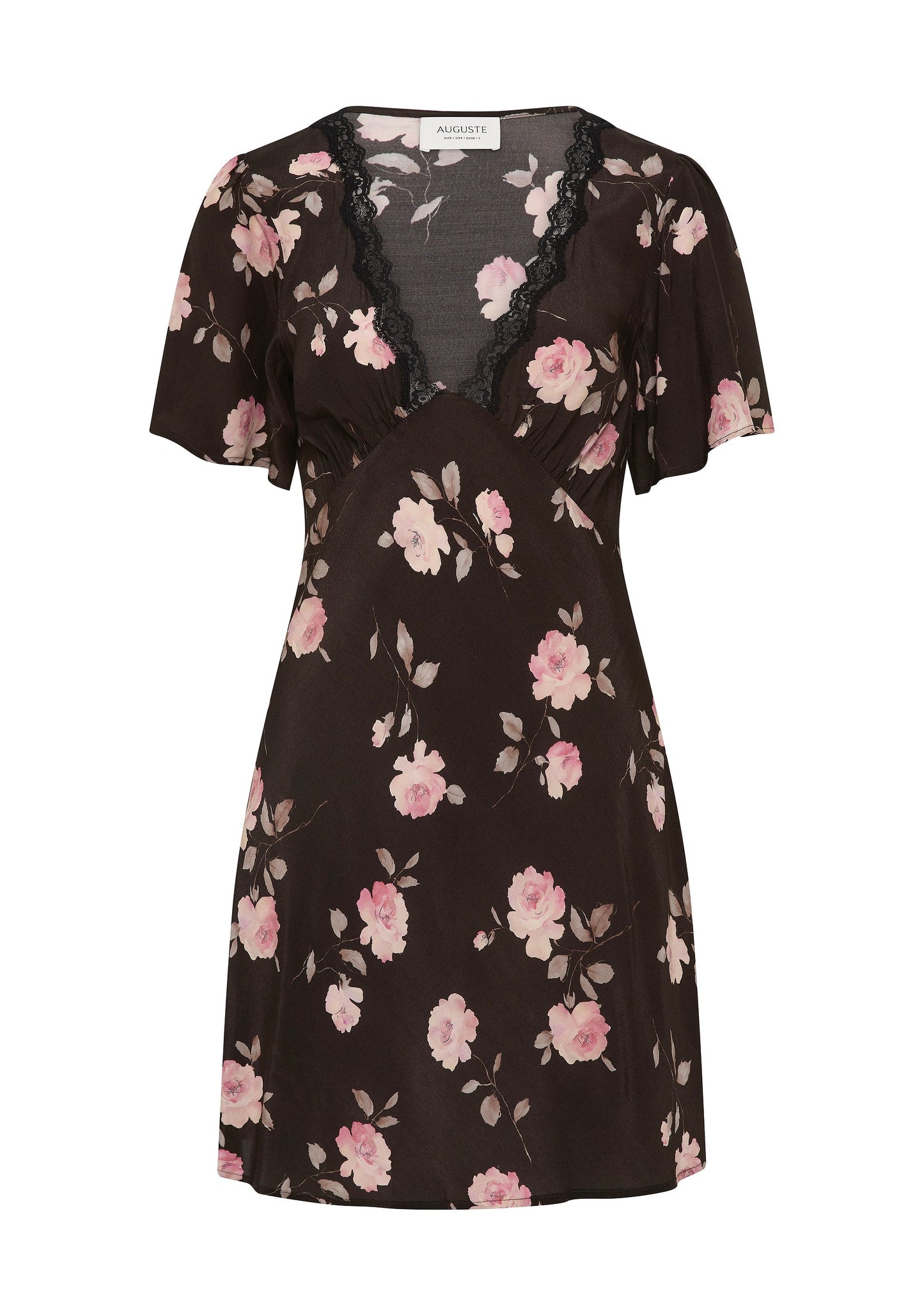 Auguste The Label Sadie Mini Dress (Black)