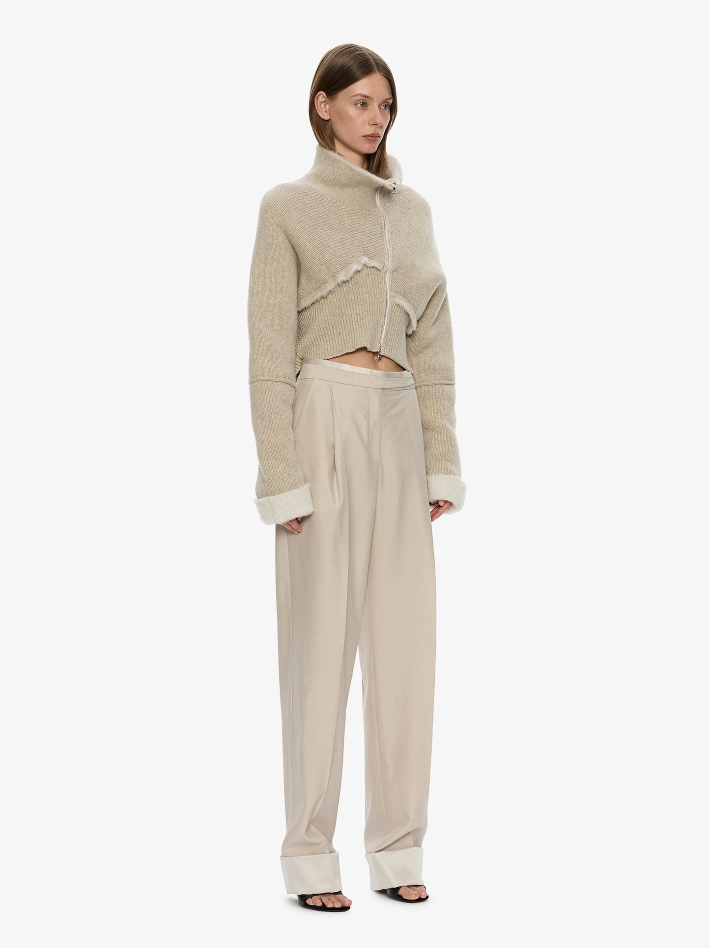 CHRISTOPHER ESBER Isolde Double Knit Jacket (White)