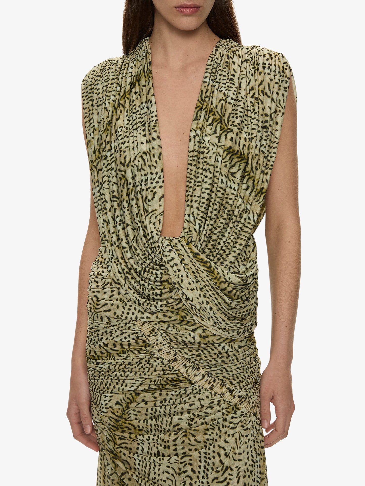 CHRISTOPHER ESBER Ripple Drape Top (Citrine)