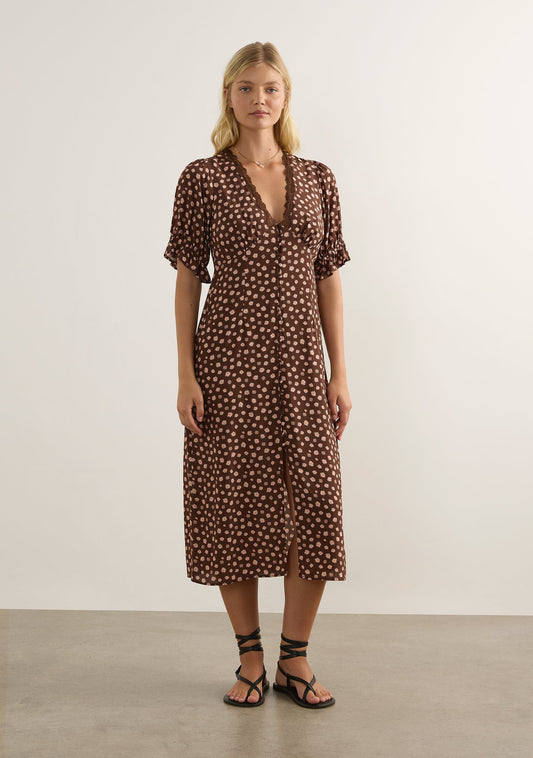 Image of Dresses. Productname: Auguste The Label Yara Midi Dress in Print colour by brand - Auguste The Label