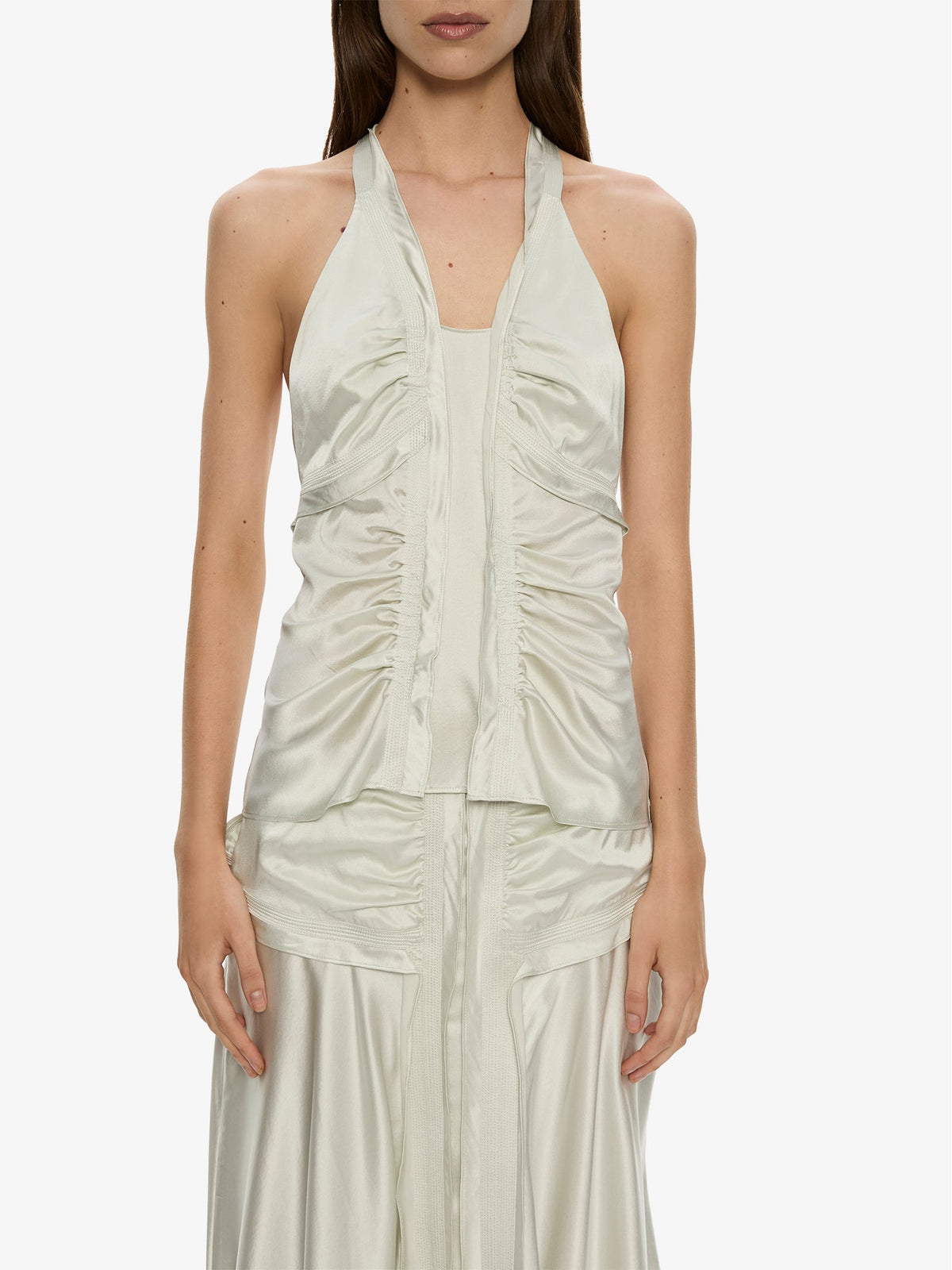 CHRISTOPHER ESBER Invert Silk Gwen Cami (Mint)