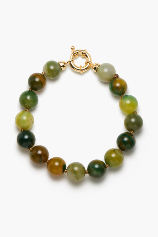 Image of Bracelets. Product name - Tuscany Bracelet Chartreuse in colour by brand - Reliquia Jewellery