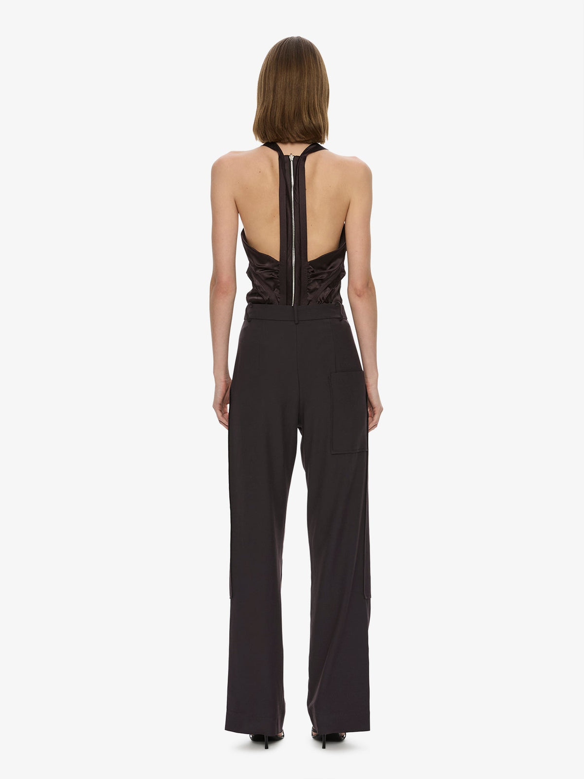 CHRISTOPHER ESBER Invert Silk Gwen Cami (Molasses)